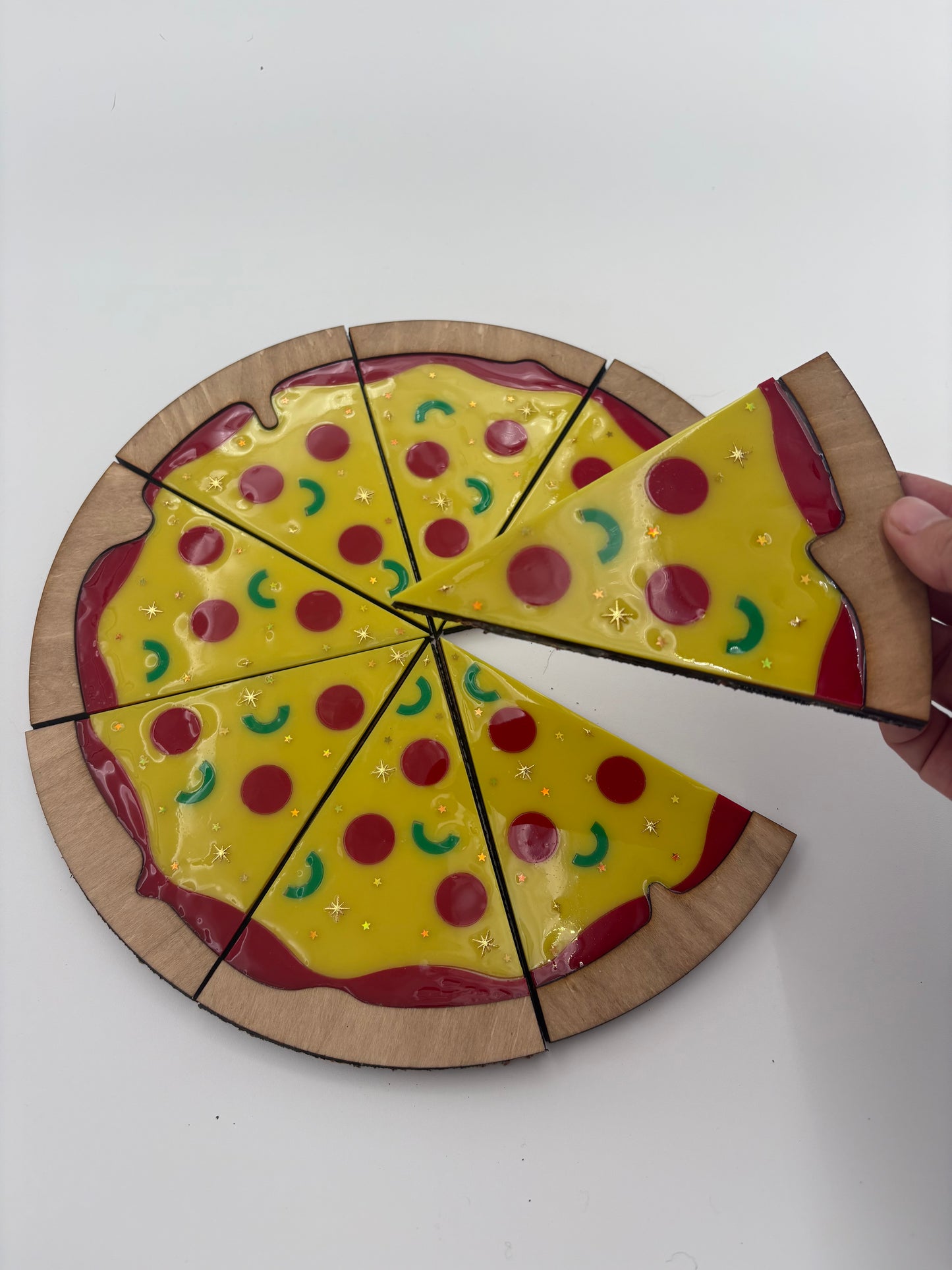 Pizza Coasters