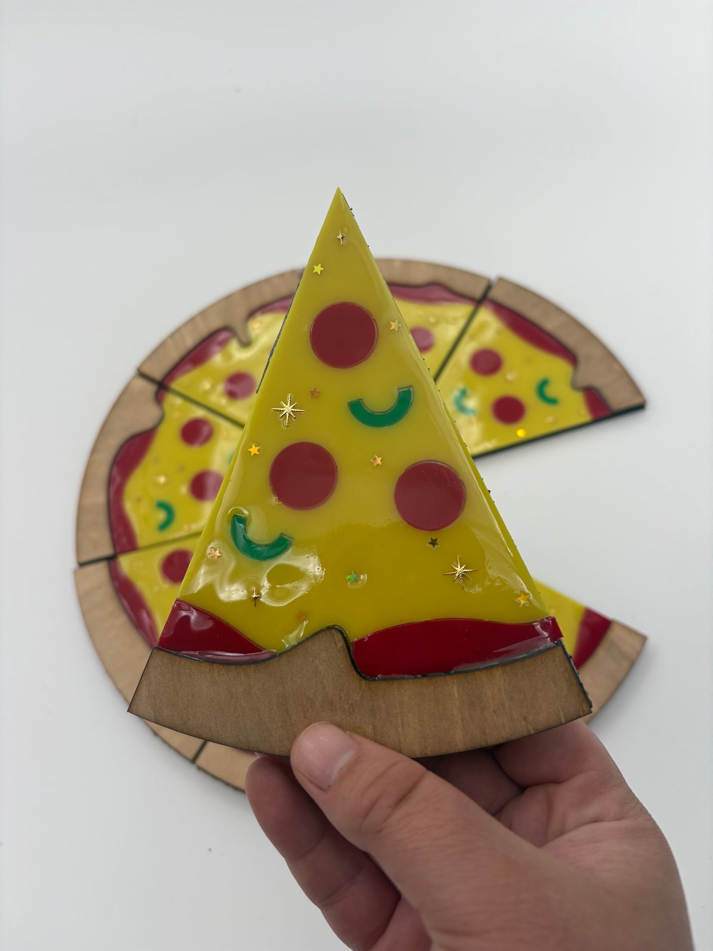 Pizza Coasters